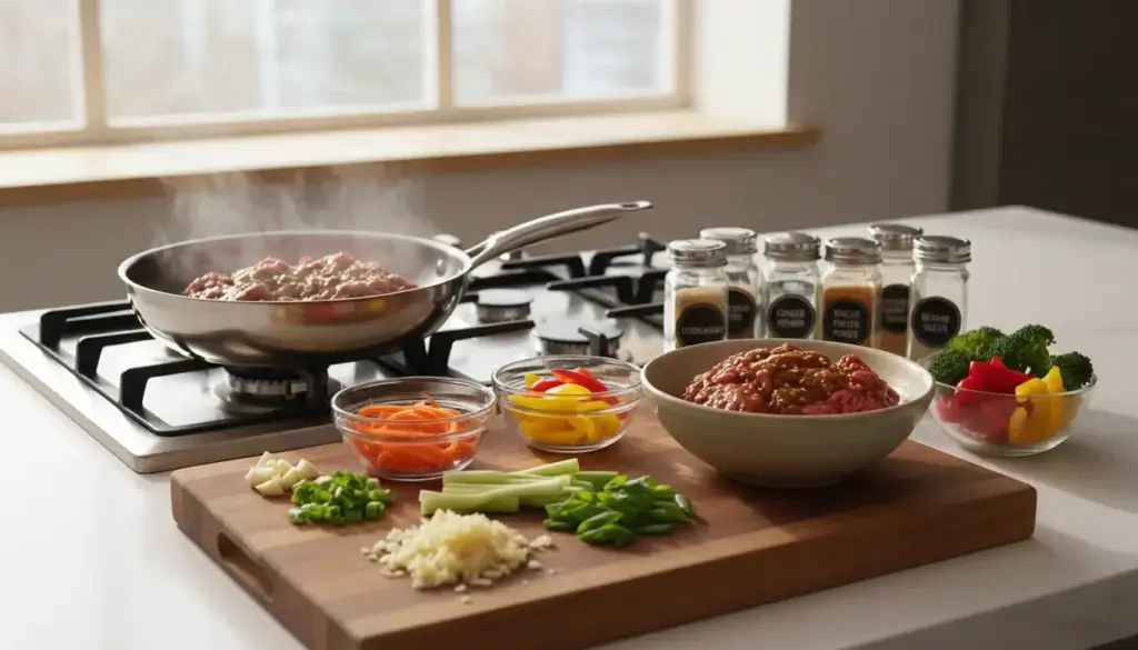 Easy Korean Ground Beef Bowl Recipe