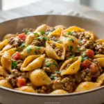 Creamy Beef and Shells