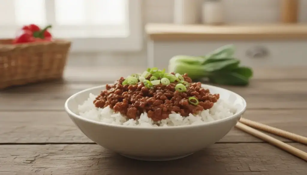 Easy Korean Ground Beef Bowl Recipe