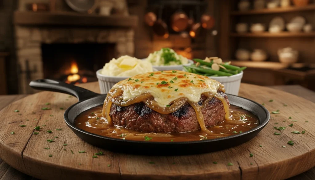 French Onion Salisbury Steak